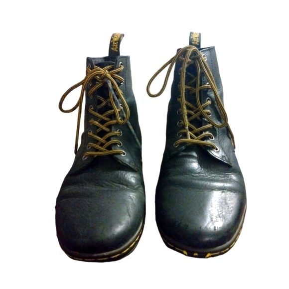 Dr. Marten's Tobias Air Wair Leather Unisex Combat Boot Grunge Streetwear 9 10 - Picture 1 of 14